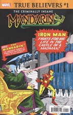 True Believers Criminally Insane Mandarin #1 FN- 5.5 2020 Stock Image Low Grade