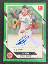 Can Uzun 2025-26 Topps Chrome Bundesliga Green Wave Refractor Auto /99 #BA-CU