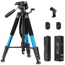 Tripod Camera Tripod, 74" Tripod for Camera Cell Phone