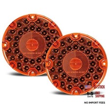 2pcs 7 Round Transit Tail Lights 36 Led 7 Inch Bus Led Light Round Led Amber 2pcs 7 Round Transit Tail Lights 36 Led 7 Inch Bus Led Light Round Led Amber
