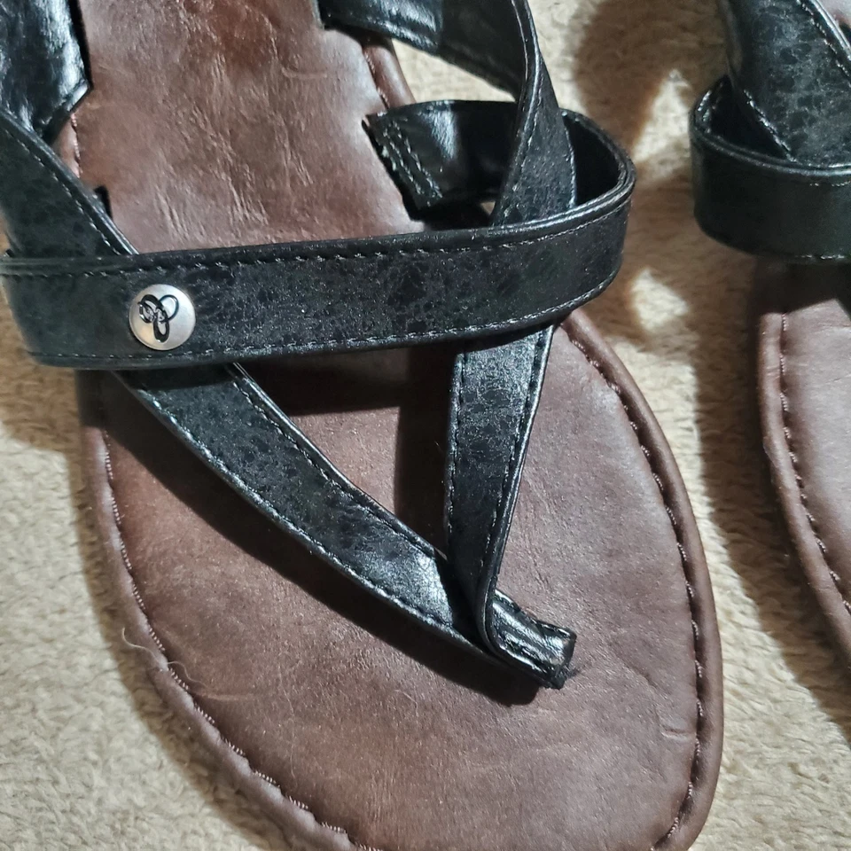 Chanclas para mujer Cobian talla 7 marrón y negro Foto 4 de 4