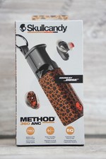 Skullcandy Method 360 ANC Wireless Bluetooth Earbuds W/Sound By Bose Leopard