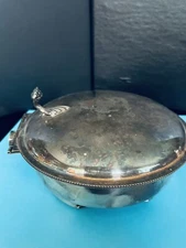 Vintage Sheffield Silver Rearing Horse Silver Plate Silent Butler Crumb Catcher