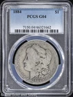 1884-P $1 Morgan Silver Dollar PCGS G 04