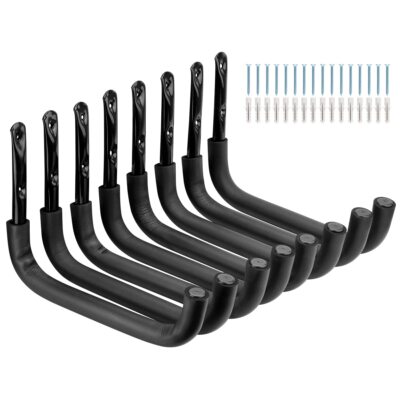 Heavy Duty Garage Storage Hook 8 Pack Wall Mount Ladder Hooks With 12.7'' Jumbo A