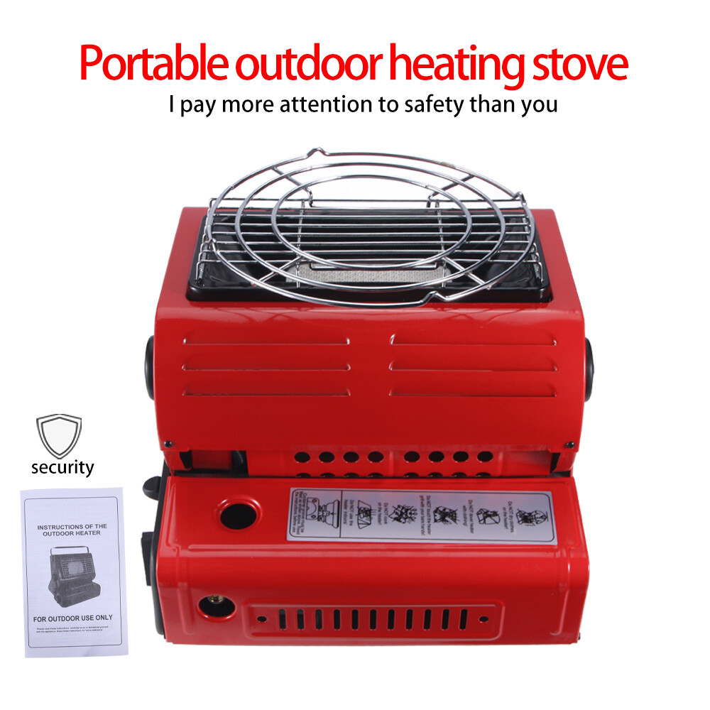 Camping Emergency Butane Heater Double Coherent Heat Source Survival Tools  NEW | eBay