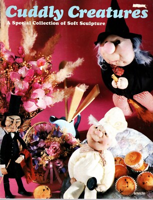 CUDDLY CREATURES MM691 Scrooge Witchie Soft Sculpture Dolls Pattern Leaflet