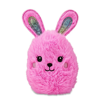 Way To Celebrate Easter Small Pink Bunny Head Plush - New