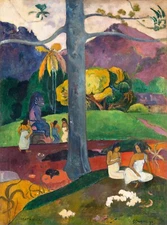 12501.Room Wall Poster.Interior art design.Paul Gauguin painting.In Olden times