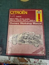 Citroen CX Haynes Manual 1977-88 2.0 2.2 2.3 2.5 Petrol inc Turbo Workshop