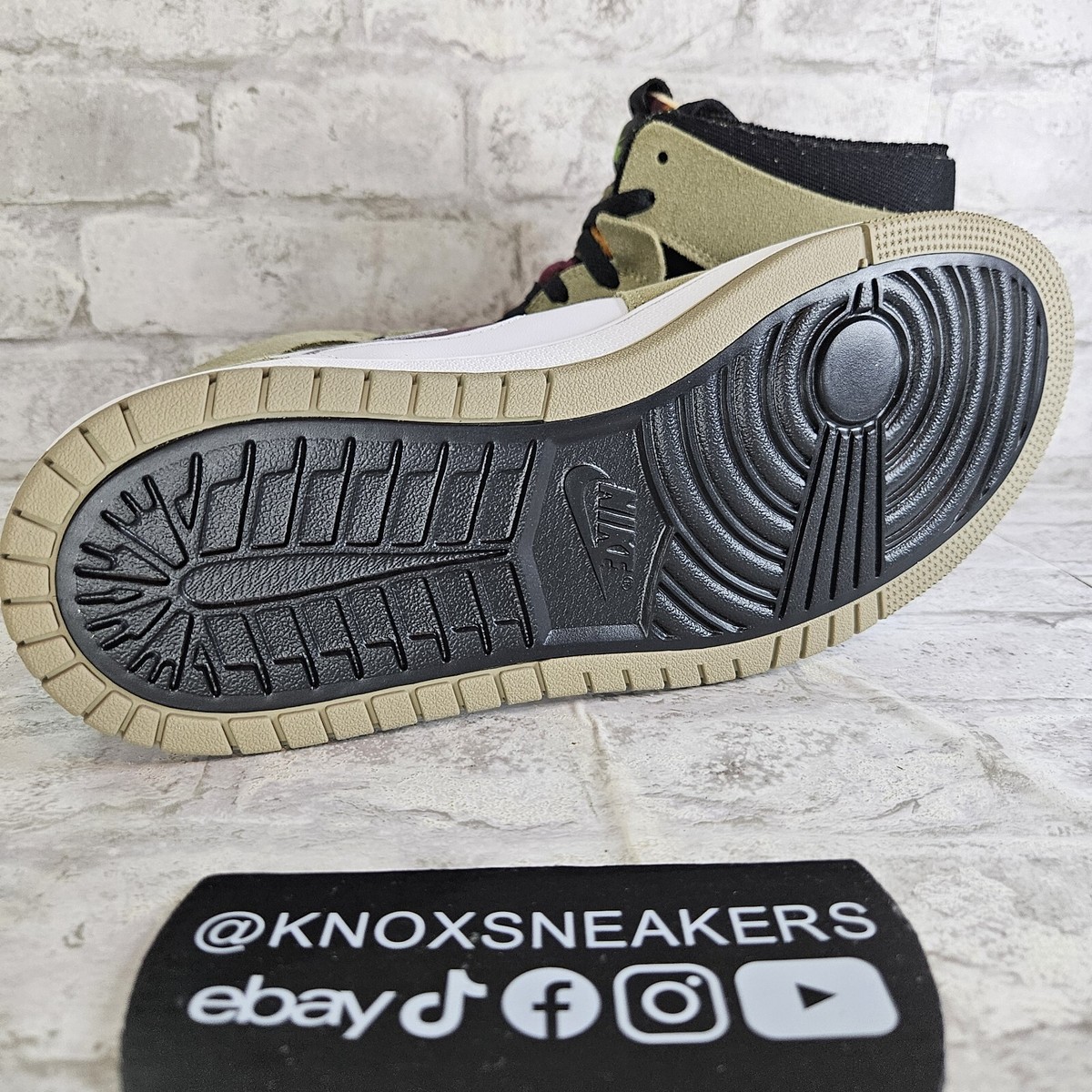 シューズ(男性用) Nike Air Jordan1 ZOOM CMFT CT0978 203 New Nike Air Jordan 1 Zoom Air Cmft Comfort Neutral Olive