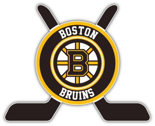 "Boston Bruins Sticks Logo NHL Sport Auto Stoßstange Aufkleber Aufkleber ""GRÖSSEN" - Bild 1 von 1