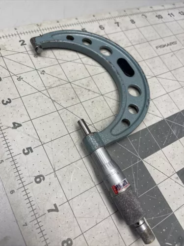 Mitutoyo 103-218 3-4" Micrometer .0001 Carbide Face (k200