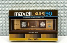 MAXELL XLII-S 90  1982 USA TYPE II  BLANK CASSETTE TAPE 1  SEALED 