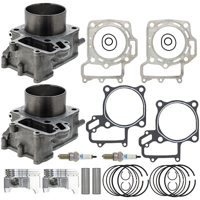 NICHE Cylinder Piston Gasket Kit for Kawasaki Prairie 700 KFX700 2 Pack