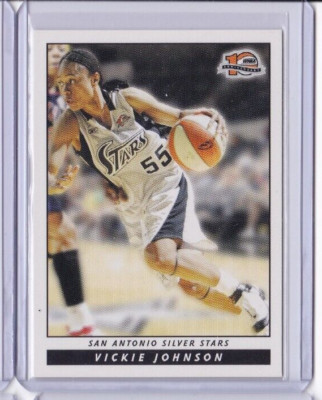2006 Rittenhouse WNBA #7 VICKIE JOHNSON SAN ANTONIO SILVER STARS  (ID4)