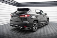 Diffusor Heck Ansatz DTM Look FüR Lexus RX Mk4 Facelift Schwarz HeckschüRze
