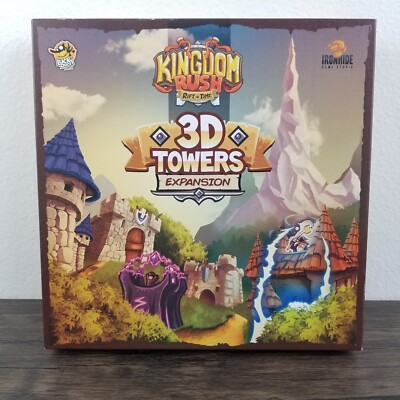 Kingdom Rush Rift In Time 3D Towers Expansion Board Game NEW Complete Unpunched
