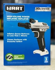 NEW HART 20V High Volume Inflator/Deflator -HPIF33 (Tool-Only)