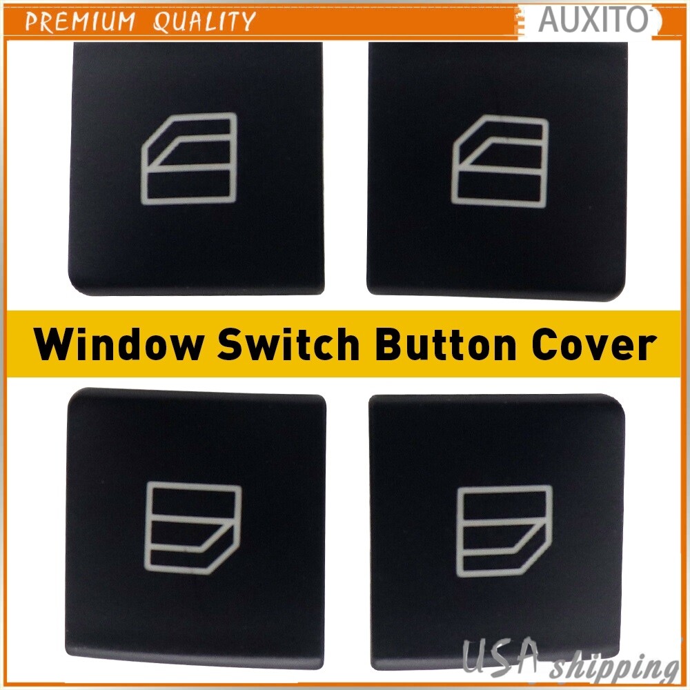 For Mercedes C-Class GLK Benz Car Door Armrest Window switch Button cover Trim