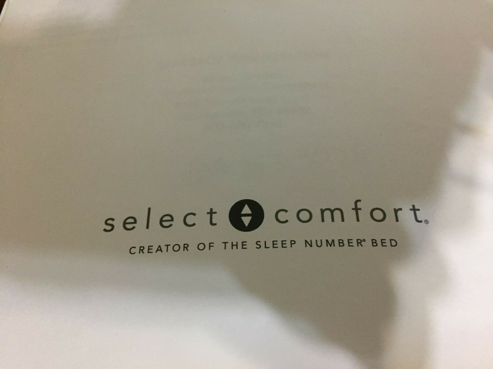 Sleep Number Precision Comfort Adjustable Foundation Copy of Owners