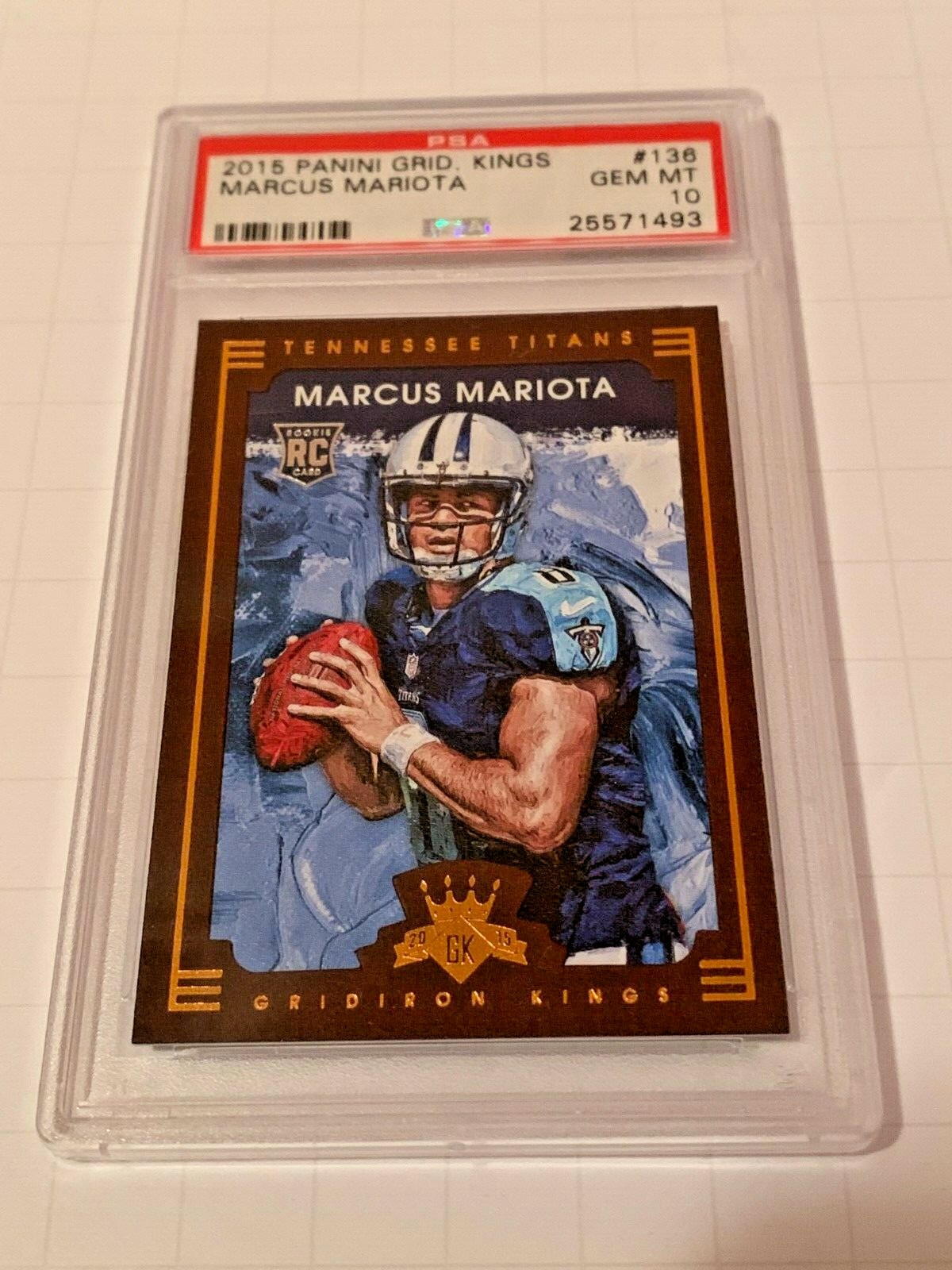Marcus Mariota Panini Gridiron Kings #136 Base