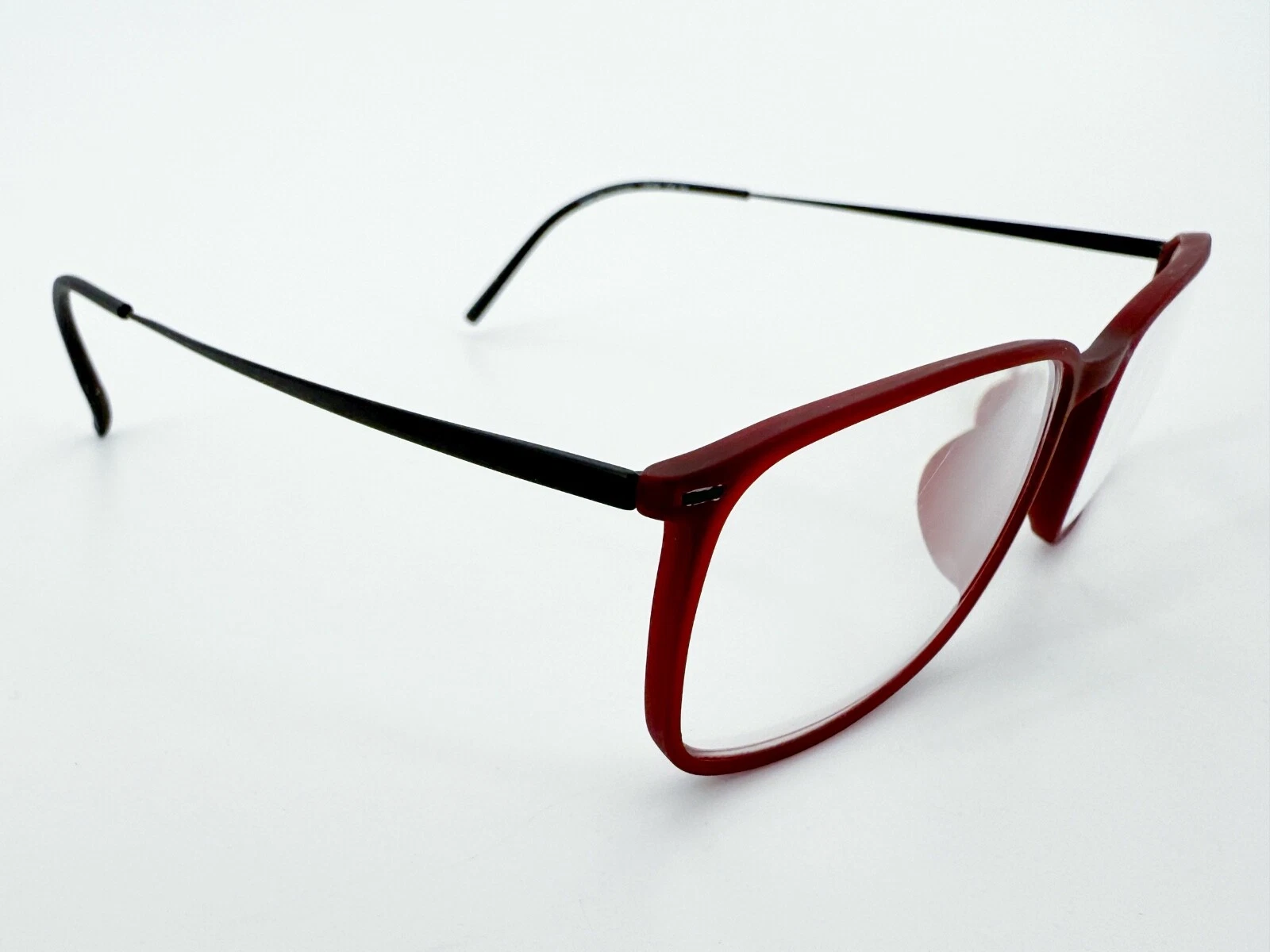 Silhouette SPX 2930 Illusion Eyeglasses FRAMES 31410 Red 54[]17 140 Black K690