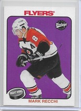 2001-02 Upper Deck Vintage Hockey Mark Recchi Card # 188 Philadelphia Flyers