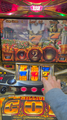 GOD GAME スロットマシン ゴールド　ジャンク 1529 直接手渡しのみ パチスロ スロット GOLD XR ゴールドXR