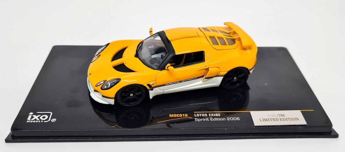 100%品質 1/43 Ixo Lotus Diecast Yellow 2006 Edition Sprint Exige 乗用車