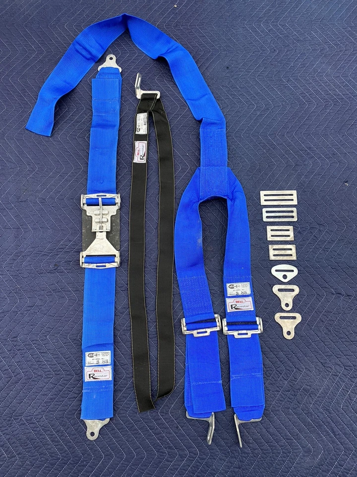 DE COLECCIÓN NOS - BELL RACESTAR RACE STAR 6 PUNTOS 3” ARNÉS DE CARRERAS COCHE SPRINT Foto 2 de 4