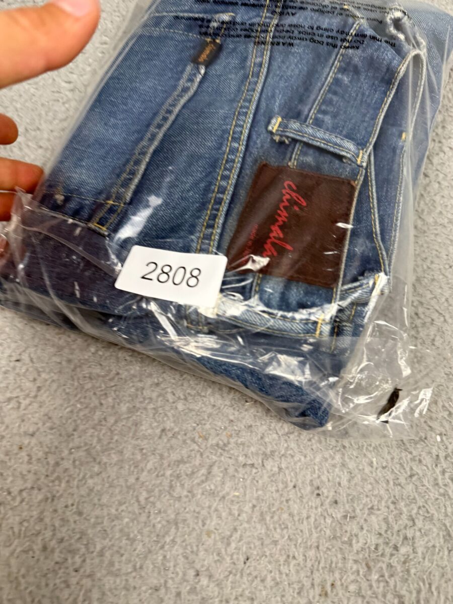 Chimala Selvedge Jeans Mens 32 Blue Faded Button Fly Wide Chimala Selvedge Jeans Mens 32 Blue Faded Button Fly Wide