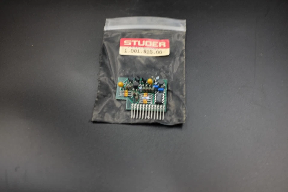 TARJETAS PCB STUDER 1.081.815.00 PARA A80 A 80 NUEVO CARRETE A CARRETE RARAS DE COLECCIÓN NOS Foto 2 de 4