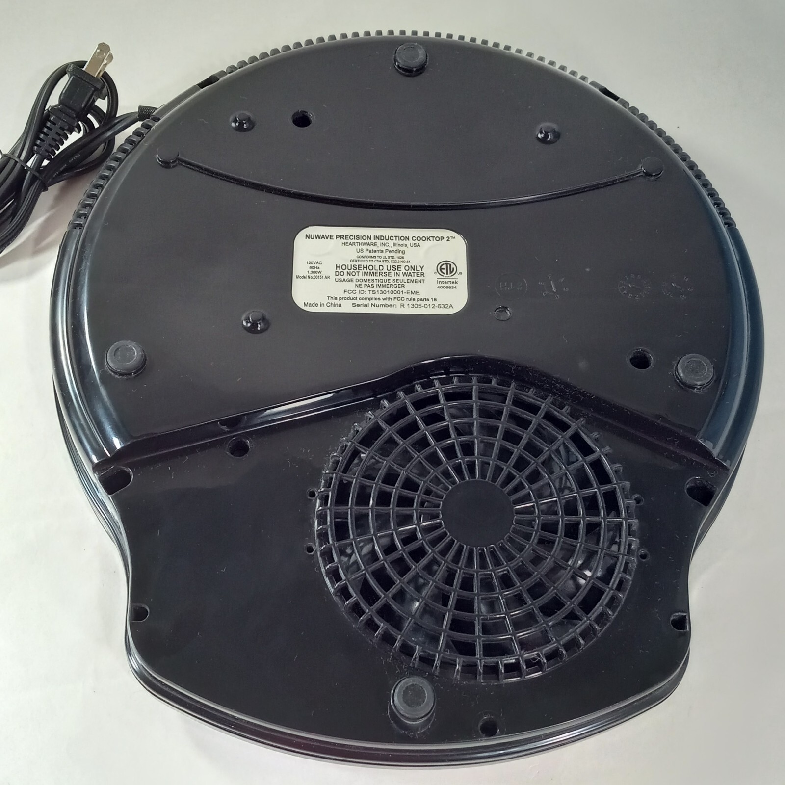 NuWave 2 Precision Induction Cooktop Countertop Burner 30151AR with Carry Bag eBay