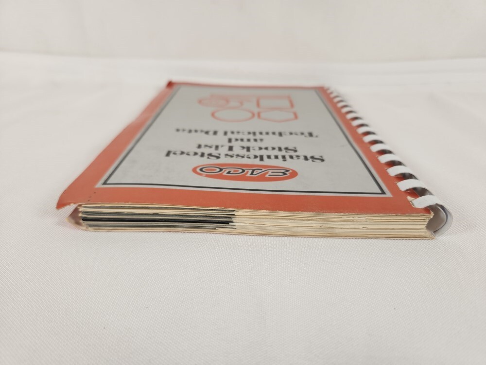 Esco Stainless Steel Stock List And Technical Data 1975 E76-104-5