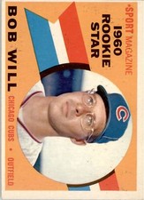 1960 Topps 147 Bob Will RS VG-EX #D281745