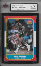 1986-87 FLEER BASKETBALL RC Paul Pressey #88 KSA 8.5 NMM+ Milwaukee Bucks