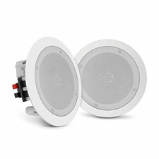 Pyle Surround Wall / Ceiling Home Speaker, Set of 2, White -PDIC1661RD