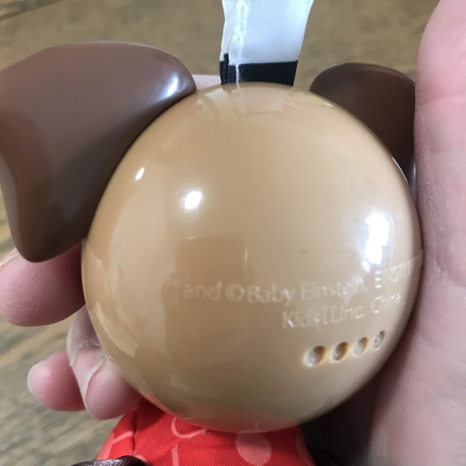 Juguete de repuesto Baby Einstein marrón cachorro perro sonajero Foto 4 de 4