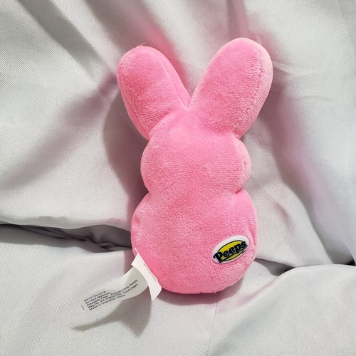 Peeps Pink Rabbit Plush Stuffed Animal Just Born Easter 6 Inch 2019 - Picture 2 of 8