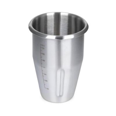 Klarstein Pro Kraftprotz Edelstahlbecher Ersatz Zubehör 1 Liter Edelstahl silber