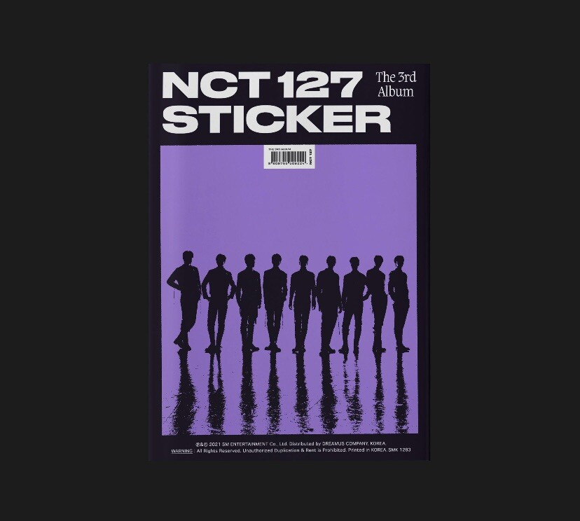 NCT127] NCT 127 - STICKER PHOTO BOOK Ver. 3rd Album SEALED CD +