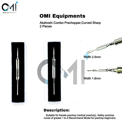 2 Pcs Original Akahoshi Combo II ,Combo III Prechopper,Curved sharp High Quality