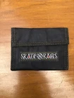 Skate Rags Wallet Black Vintage 1980's Skateboarding