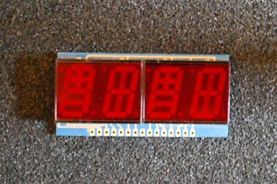 NSB7882 National Semiconductor 4 Digit 9 Segment .7'' LED Display With Data New