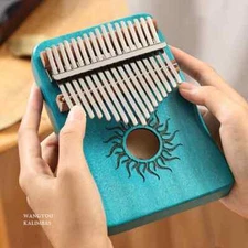 17 21 Keys Kalimba Finger Piano Thumb Piano Keyboard Musical Instrument Beginner