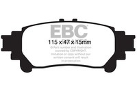 Ebc Brakes DP41850R Yellowstuff BremsbeläGe StraßE Und Rennstrecke