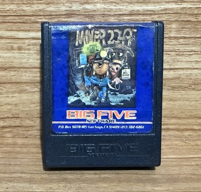 Miner 2049er Atari XE 400/800 XL XE Game Cartridge 2049 FULLY TESTED
