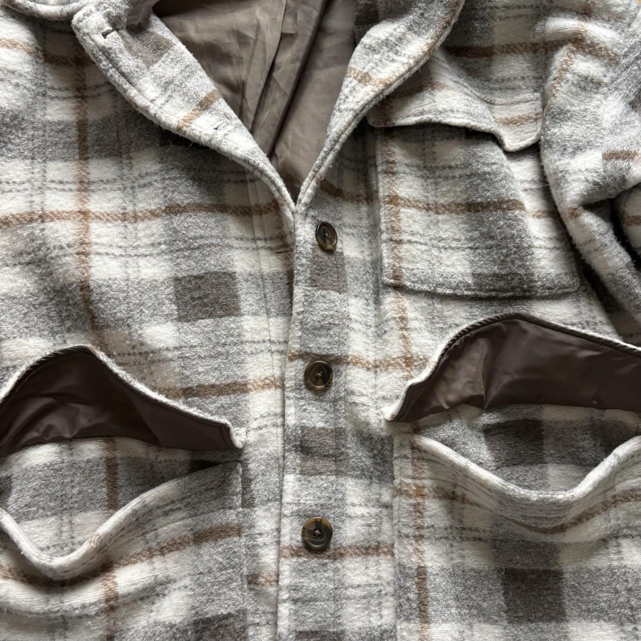 Universal Thread Plaid Button-Up Collared Jacket … - image 8