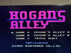 Hogan's Alley (Nintendo Entertainment System NES) Cart Only -  Tested Authentic